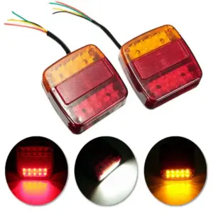 lanterna traseira led 12v 20 leds