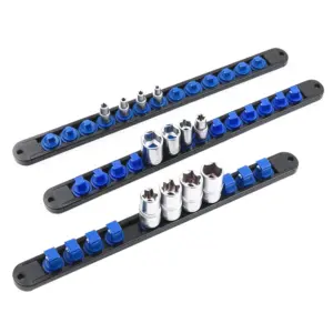 Organizador de Soquetes Giratório ABS 1/4 3/8 1/2 Polegada