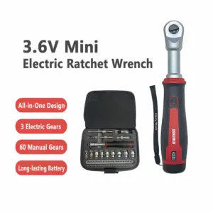 chave de catraca elétrica 3.6v