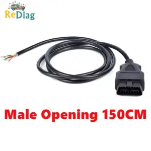 cabo extensor obd2 16 pinos 150cm
