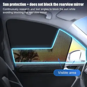 rede magnética respirável janela carro