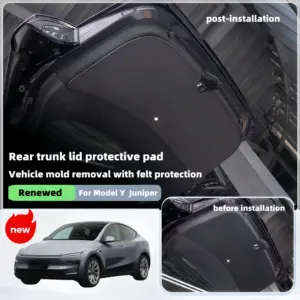 protetor porta-malas couro tesla model y juniper 2025