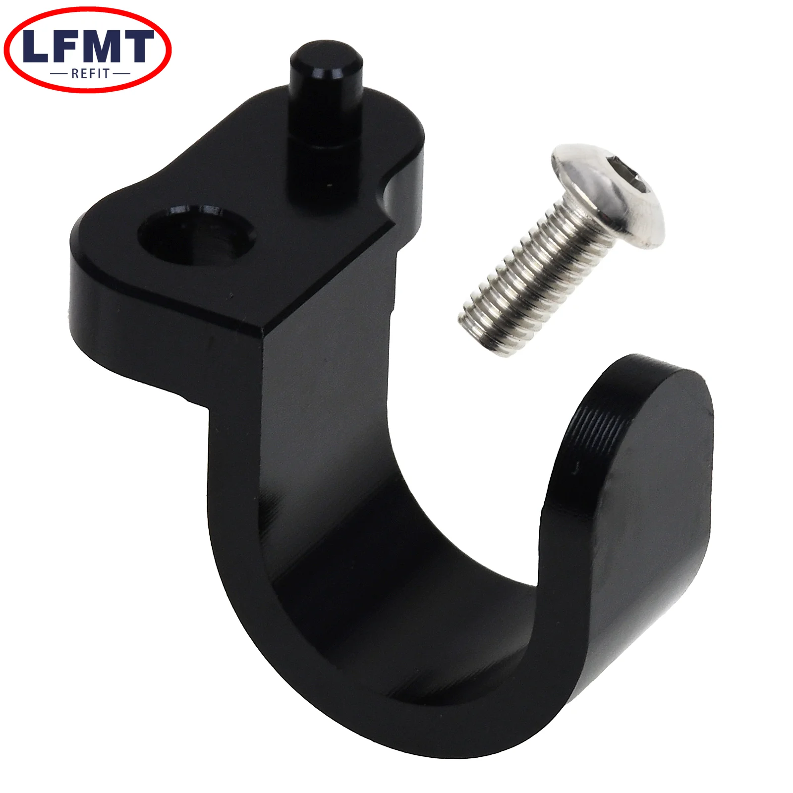 Guia Mangueira Freio Traseiro Honda CRF250L CRF300L XR650L Alumínio CNC - Imagem 5