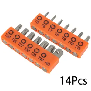 jogo de bits torx haste hexagonal