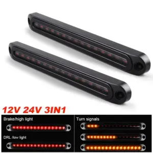 lanterna traseira led sequencial 12-24v
