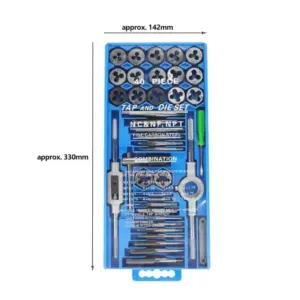 jogo machos cossinetes m3-m12 40 peças