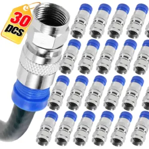 conector compressão rg6 cabo coaxial