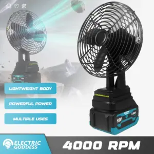ventilador elétrico 5 6 8 polegadas makita 18v