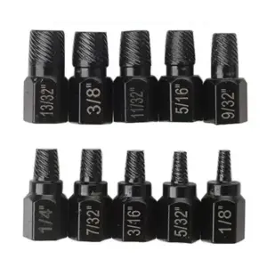 kit extrator de parafusos aço liga
