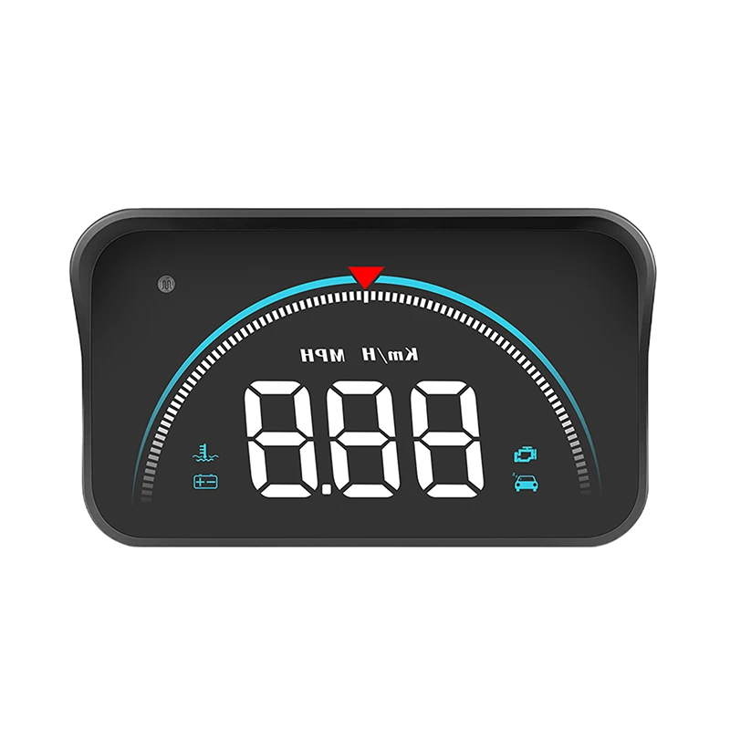HUD OBD2 M8 3.5 polegadas para-brisa com aviso de excesso de velocidade - Imagem 3