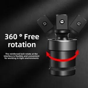 adaptador soquete junta universal 1/2 polegada