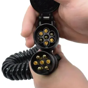 cabo extensão reboque 7 pinos 1,3m
