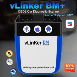scanner automotivo vgate vlinker bm+ obd2 bluetooth