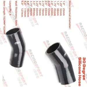mangueira cotovelo silicone 45 graus