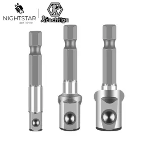 adaptador soquete impacto haste hexagonal 1/4