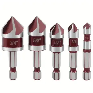 conjunto brocas escareadoras metal m35 cobalto