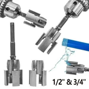 kit rosqueador tubos ppr pvc 1/2 3/4