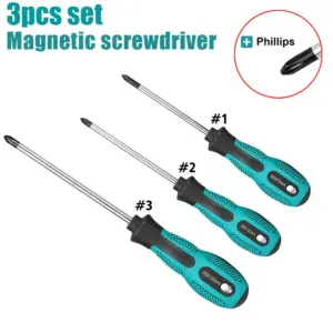 conjunto chaves fenda phillips magnéticas