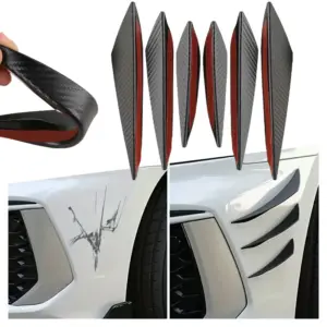 kit 4 canards aerofólio dianteiro universal