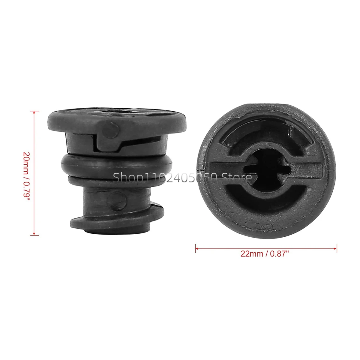 Kit 10 Bujões Dreno Cárter Óleo 06L103801 para VW Audi 1.8L 2.0L - Imagem 2