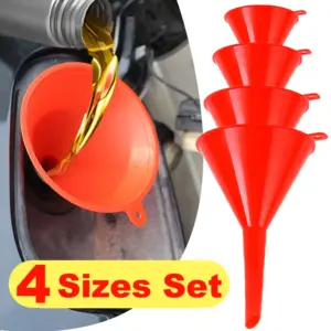 funil de plástico reabastecimento automotivo kit
