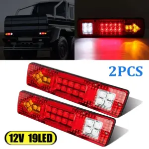 luz traseira led 12v caminhão reboque