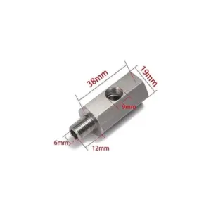 adaptador t 1/8 bspt sensor pressão óleo