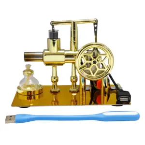 motor stirling cilindro único gerador