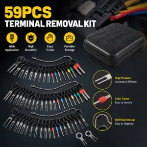 kit extrator de pinos conectores automotivos