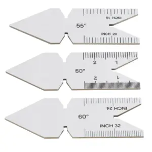 conjunto 3 calibres medição rosca