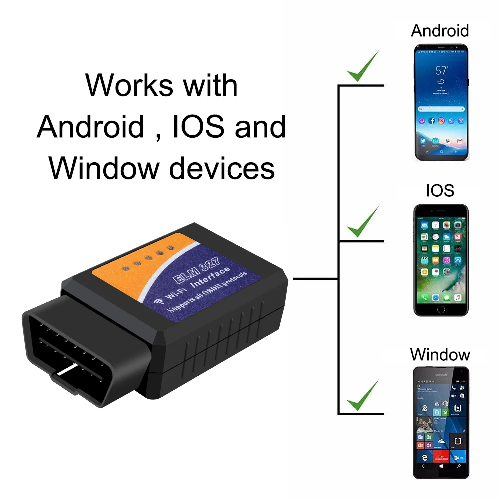 Scanner automotivo OBD2 ELM327 WiFi v1.5 - Imagem 6