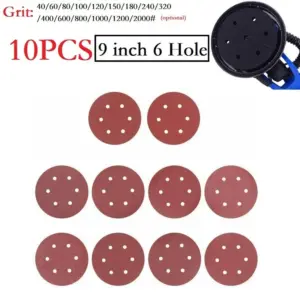lixa 9 polegadas 225mm 6 furos