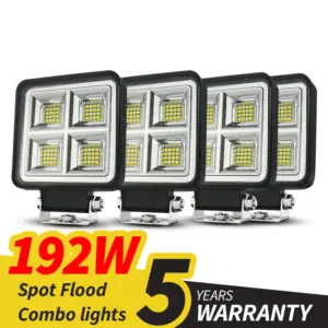 luz led redonda 12v 24v 6500k