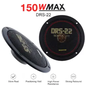 alto-falante coaxial 6.5 polegadas 150w 12v