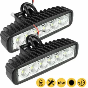luz de trabalho led 18w 12v