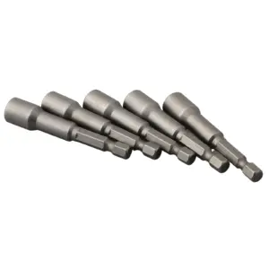 kit soquete magnético hexagonal 8mm haste 1/4