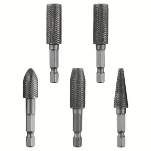 conjunto limas rotativas haste hexagonal