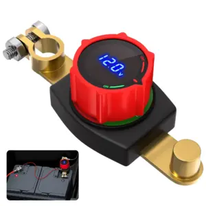 interruptor desconexão bateria 12v 48v voltímetro