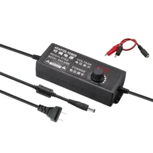 fonte adaptador ac ajustável 3-24v 5a