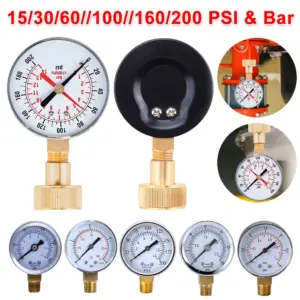 Manômetro de pressão 0-30 PSI para compressor de ar
