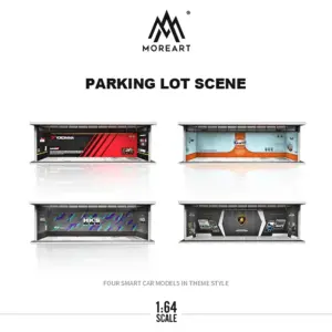 diorama garagem estacionamento 1:64