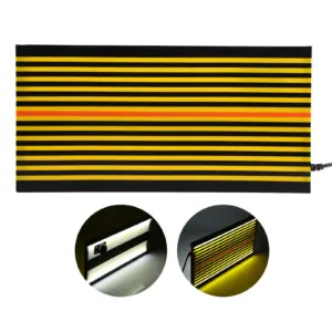 placa refletora led usb amassados