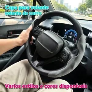 capa volante couro perfurado universal
