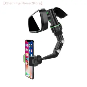 suporte telefone retrovisor carro 360 graus