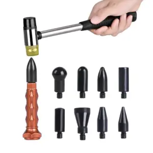 martelo e caneta reparo amassados automotivos