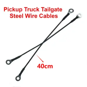 cabo de aço tampa traseira pickup 40cm