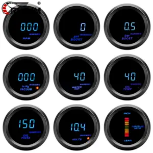 medidor universal 52mm display digital 12v