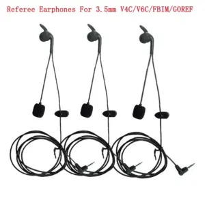 fone de ouvido intra-auricular 3.5mm intercomunicador