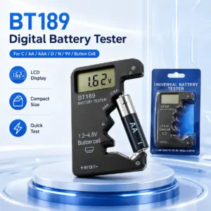 testador digital de baterias bt189