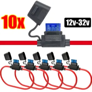 suporte fusível mini lâmina 12v